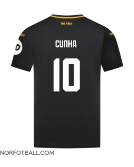 Billige Fotballdrakt Wolves Matheus Cunha #10 Replika Bortedrakt 2024-25 Kortermet